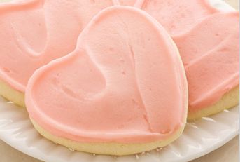 Cheryl's Pink  Heart Cookies