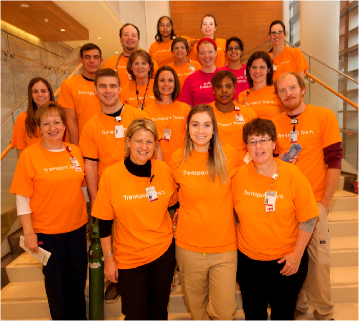 Patient Transport and Patient Experience teams
